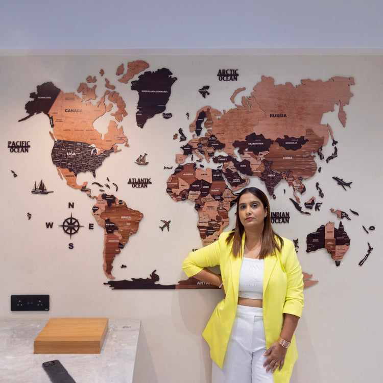 3D Wooden Texture Wooden Worldmap