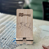 Wooden Mobile Stand – Elegant, Minimal, and Practical