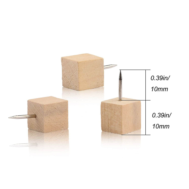 Wooden Pushpins for wooden world map | Mark Your Destination on Map