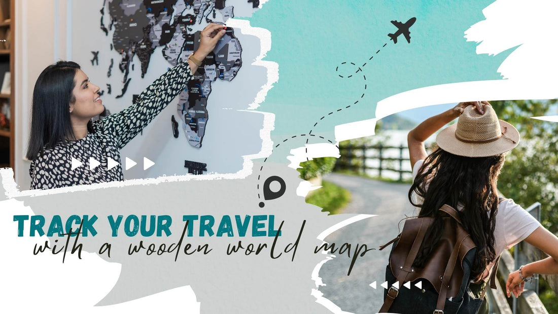Discover the World: Track Your Travels with a Wooden World Map