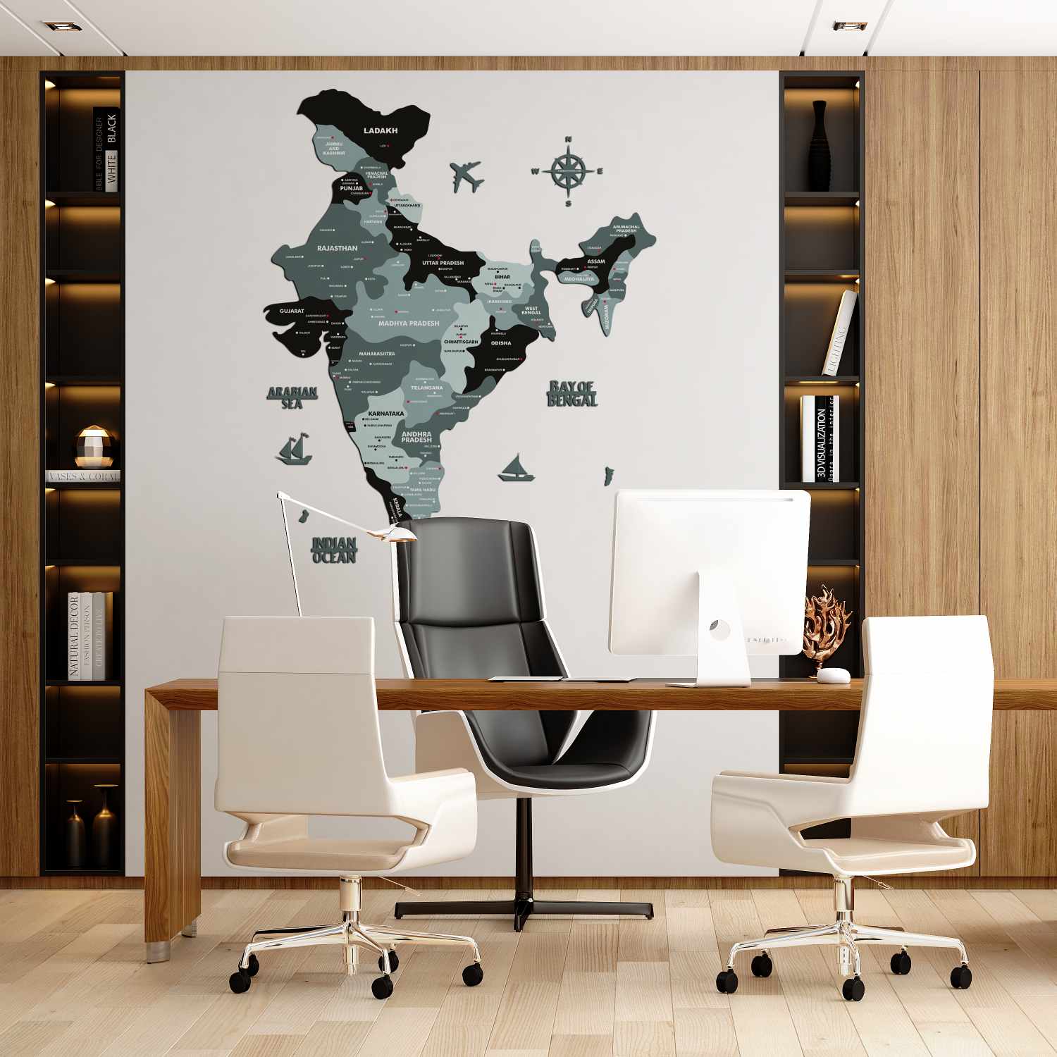 10 Creative Wall Art Ideas to Make Your Office Feel Like Home