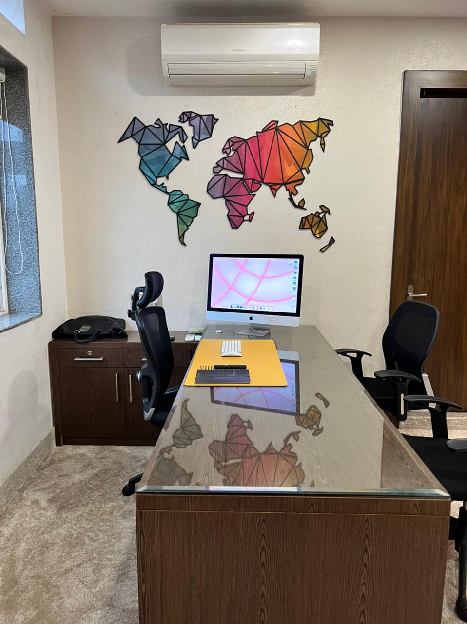Corporate Spaces that Inspire: Why Offices Love Wooden World Maps