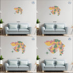 3D Spanish Green Wooden Gujarat Map