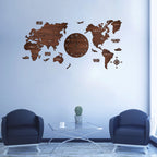 Antra Wooden World Map Clock