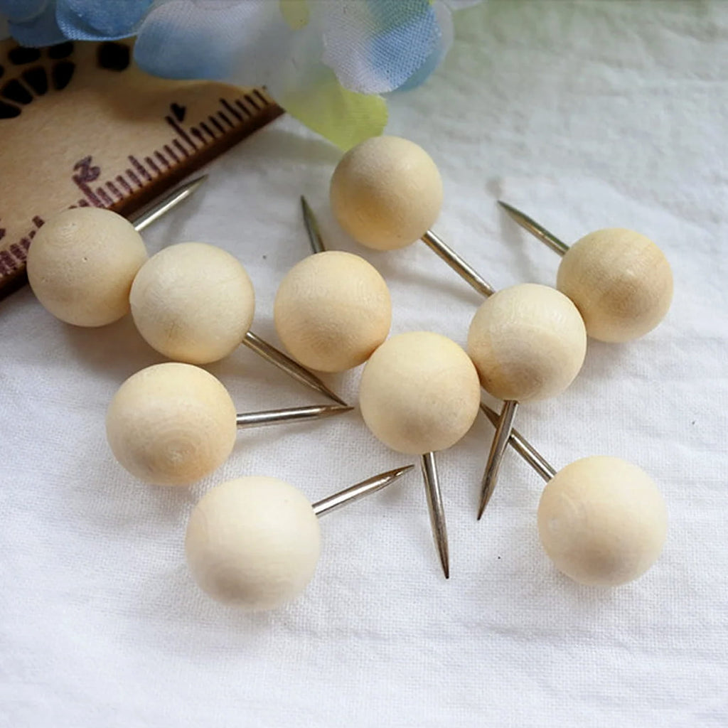 Wooden Pushpins for wooden world map | Mark Your Destination on Map