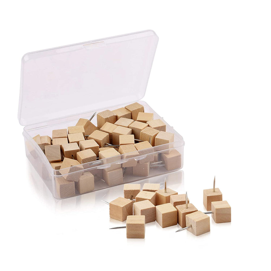 Wooden Pushpins for wooden world map | Mark Your Destination on Map.
