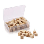 Wooden Pushpins for wooden world map | Mark Your Destination on Map.